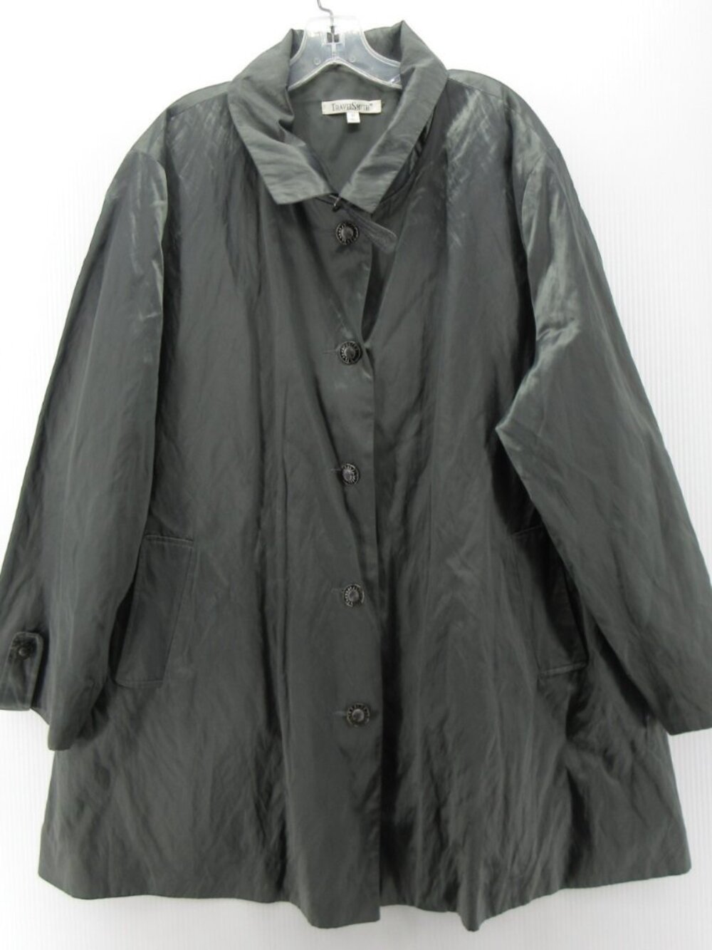 Travel Smith Jacket 3X Plus Rain Coat Swing Button Front Outdoor - Picture 1 of 11
